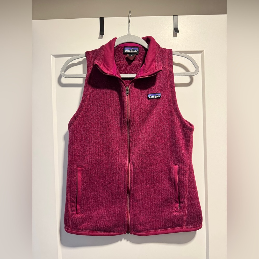 Pink Patagonia Better Sweater Fleece Vest - Medium